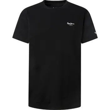 Pánské tričko PEPE JEANS PÁNSKÉ TRIČKO T-SHIRT ORIGINAL BASIC 3 N FUTURE BLACK PM508212 999 Velikost: L