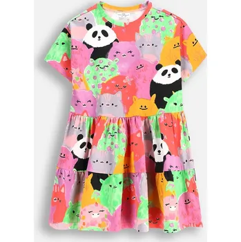 Dívčí šaty Dívčí šaty Coccodrillo WC5129201RGK vícebarevná MLC, vel. 116