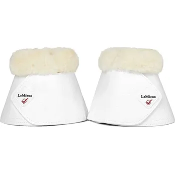 Koňské kamaše LeMieux Zvony WrapRound LeMieux, s beránkem, pár, bílé XL