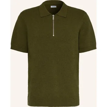 Pánská košile Paul Pánské Pletené Polo Tričko Z Bouclé, olivová, XXL