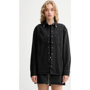 Pánská košile Džínová košile Levi's A7244.0076 černá 99X, vel. S