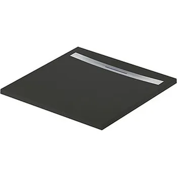 Sprchová vanička CERSANIT 3D Sprchová vanička Cersanit Kontra 90x90 čtvercová, černá ,kryt ocel, S207-019 S207-019