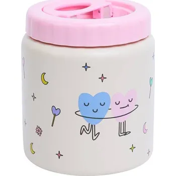 Termoska Dětská termoska na potraviny Dancing Hearts 500ml | The Cotton Cloud