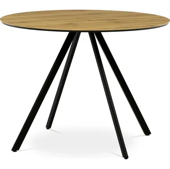 Jídelní kulatý stůl dub HT-R5010 OAK