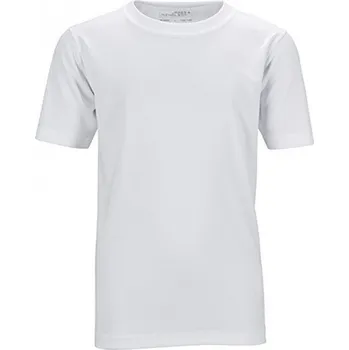 Chlapecké tílko James & Nicholson Rychleschnoucí funkční dětské tričko Barva: Bílá, Velikost: L JN358K