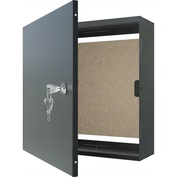 Rozvaděč Rozvaděč kovový Stalflex černý nástěnný 30x30x10 cm IP20