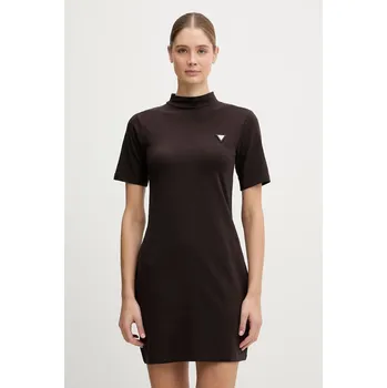 Oblečení a móda Šaty Guess SONIA V6RK04.J1314 hnědá 89X, vel. L