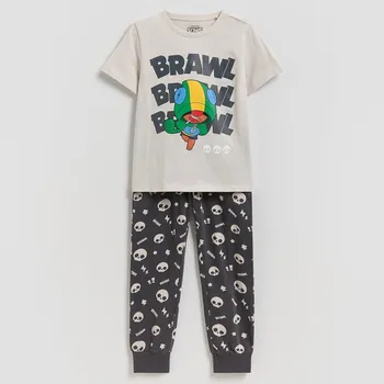 Chlapecké spodní prádlo Reserved - Brawl Stars pyžamo - světle šedá - 994HV-09X - 994HV-09X-U15