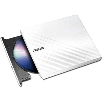Mechanika ASUS SDRW-08D2S-U LITE, externí DVD vypalovačka, slim, USB 2.0, bílá