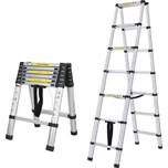 Teleskopické hliníkové štafle/žebřík