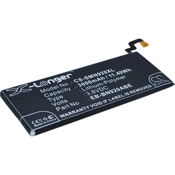 Baterie pro mobilní telefon Baterie Cameron Sino CS-SMN920XL pro Samsung Galaxy Note 5 Dual Sim - neoriginální