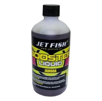 Návnadová surovina Booster JetFish Liquid 500ml Halibut/Krill