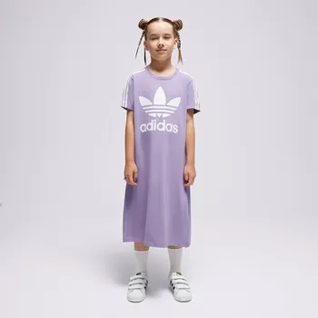Dámské šaty Adidas Šaty Adicolor Dress Girl Modrá 152
