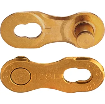 Řetěz na kolo KMC MissingLink 12NR Ti-N Gold (2ks) (Spojka řetězu KMC MissingLink 12NR Ti-N Gold 12)