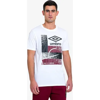 Pánské tričko UMBRO HERITAGE T SHIRT S 1529757