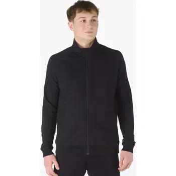 Pánská mikina GINA pánské mikina s dlouhým rukávem, dlouhý rukáv, šité, jednobarevné ECO Bamboo Sport 99008P černá XL