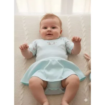 Kojenecké oblečení Kojenecké body se sukýnkou Ewa Plastuš modré