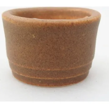 Květináč Mini bonsai miska 4 x 4 x 2 cm hnědá