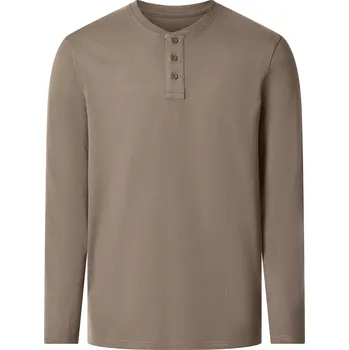 Pánské tričko esmara Men Pánské triko s dlouhými rukávy (světle hnědá, L (52/54))