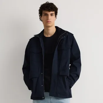 Dámský kabát Reserved - Bunda se stojáčkem - tmavomodrá - 7188H-59X - 7188H-59X-XL