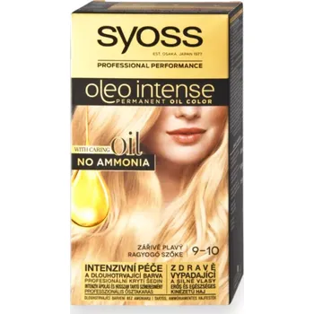 Barva na vlasy Syoss barva na vlasy, Intense oil: Blond Zářivě plavý