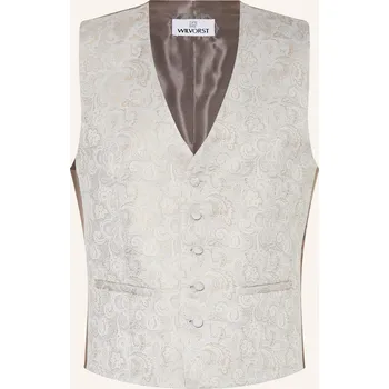 Pánská vesta Wilvorst Pánská Obleková Vesta Extra Slim Fit, 068 cappuccini...