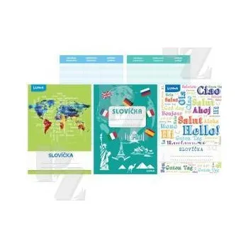 Sešit Sešit na slovíčka A5 mix, Luma