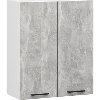 Kuchyňská skříňka Závěsná kuchyňská skříňka OLIVIE 60x72 cm matná bílá/beton