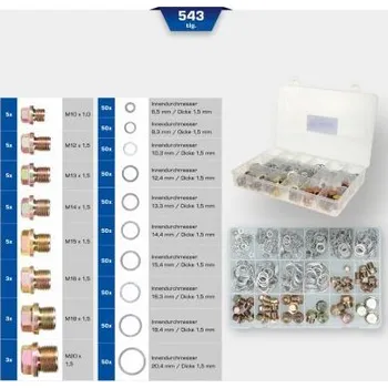 Těsnicí kroužek, olejová vypouštěcí zátka KS TOOLS BT711200