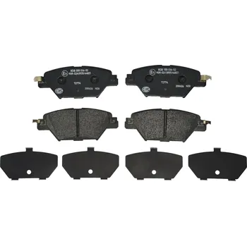 Brzdová destička Sada brzdových destiček, kotoučová brzda HELLA 8DB 355 036-521