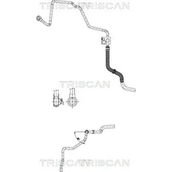 Čep řízení Hydraulická hadice, řízení TRISCAN 8516 29055