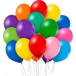 Latexové balónky barevné metalické lesklé 40ks