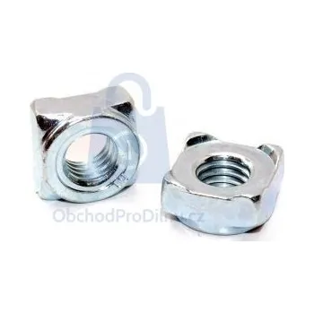 Matice Matice přivařovací čtyřihranná, DIN 928, pozinkovaná M8 - hobby balení, balení 1 ks