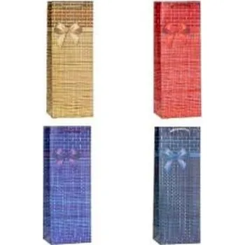 Hra na zahradu Torebka ozdobna na butelkę 12x35x9cm mix ROZETTE