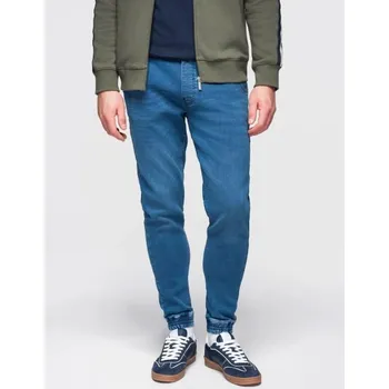 Ombre Clothing Pánské modré džínové tepláky V1 PADJ-0242