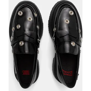 Dámské mokasíny Kožené mokasíny Camper TWS K201832.001 černá 99X, EUR 36