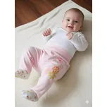 Kojenecké polodupačky Ewa Jáš růžové