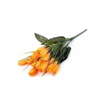 umělá květina Umělá kytice krokus * 02 ORANŽOVÁ