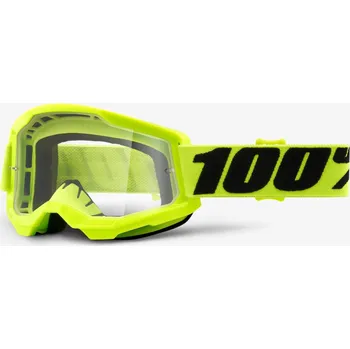 100% brýle STRATA 2 Fluo Yellow clear