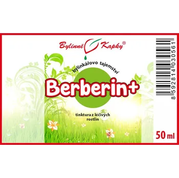 Zdraví Bylinné kapky s.r.o. Berberin+ | Bylinné kapky (tinktura) Bylinkářovo tajemství 50 ml
