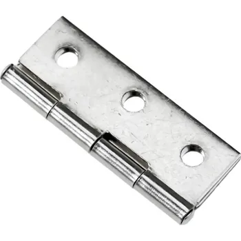 Sada 10 ks Nerezový plochý pant 4,4 x 3,1 x 0,12 cm Závěsy na dvířka skříňky okna Dřevěné krabičky kování