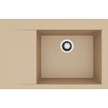 Granitový dřez Alveus PURE-G 70 P béžový A50 + QC sifon_algranit + 5 % sleva v košíku s kódem SLEVA5