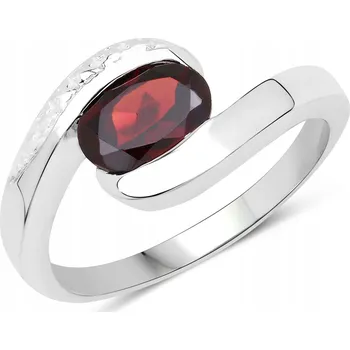 Prsten STŘÍBRNÝ PRSTÝNEK S PŘÍRODNÍM GRANÁTEM
