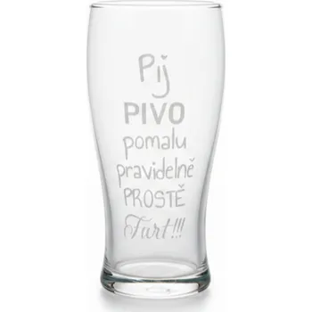 Sklenice Sklenice na pivo „Pij pivo...“