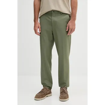 Kalhoty s příměsí vlny BOSS P-Perin-CW-WG-253 50546063 zelená 91X, vel. 52