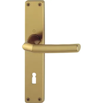 Dveřní kování Dveřní kování BIRMINGHAM, interiérové, klika-klika, dl. štítek, OB 72 Bronz elox