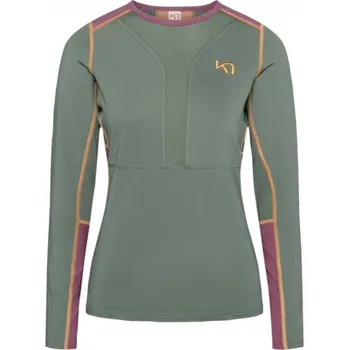 Dámská móda Dámské funkční triko s dlouhým rukávem Kari Traa Tirill LS Zelená XS