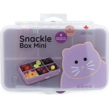 Svačinový box Melii Snackle Box krabička na svačinu mini - Kočička