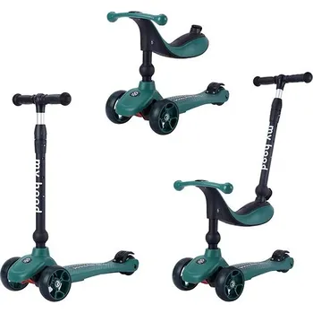 Odrážedlo Multifunkční dětské odrážedlo Kick'n'Ride - zelené