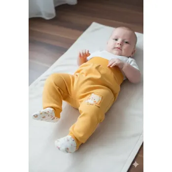 Kojenecké polodupačky Ewa Dina oranžové